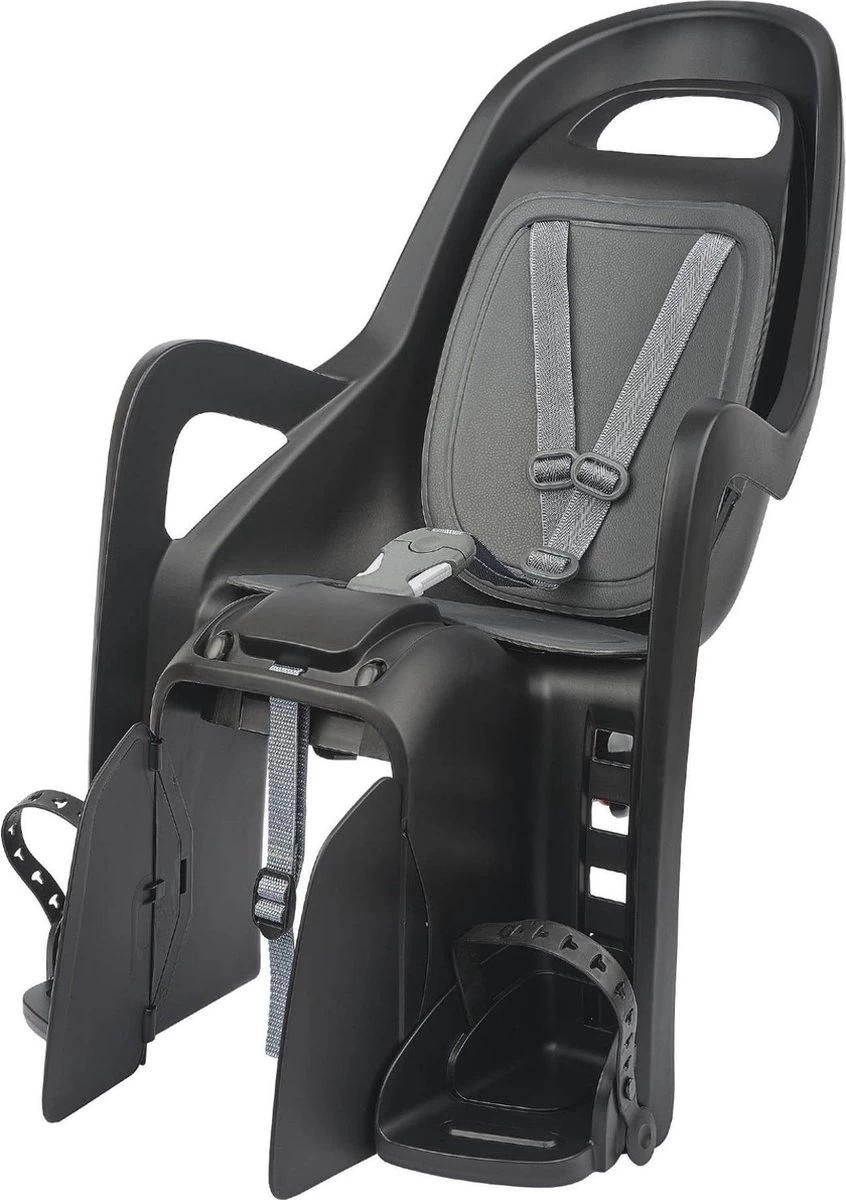 Polisport Groovy CFS Fietsstoeltje Achter - Zwart/Grijs 4 Polisport Groovy CFS Fietsstoeltje Achter - Zwart/Grijs - Afbeelding 4