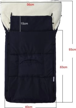 Monzana Voetenzak - Voor Kinderwagen Of Stoeltje - 93x56cm Donkerblauw 28 Monzana Voetenzak - Voor Kinderwagen Of Stoeltje - 93x56cm Donkerblauw -Babyproducten Uitverkoop 847x1200 3