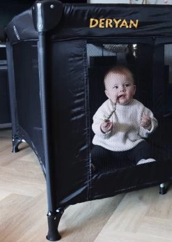 Deryan Kinderbox - Inklapbare Box - 100x100cm - Zwart -Babyproducten Uitverkoop 853x1200 4