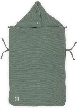 Jollein Voetenzak Voor Autostoel & Kinderwagen - Basic Knit - Forest Green -Babyproducten Uitverkoop 856x1200 4