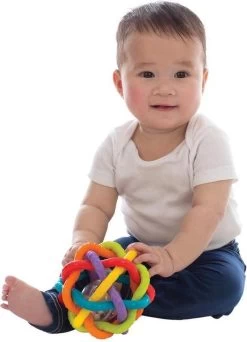 Playgro Buigbare Bendy Ball - Grijp- En Bijtspeelgoed - Incl Rammelaar - Activiteitenbal -Babyproducten Uitverkoop 866x1200