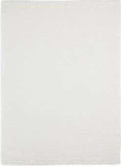 Jollein Baby Deken Ledikant 120x120cm Muslin Fringe - Ivory -Babyproducten Uitverkoop 875x1200 5