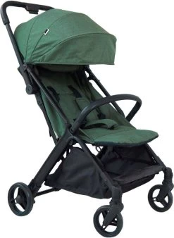 Prénatal Compact Buggy – Kinderwagen Met Boodschappenmand En Zonneklep - Traploos Verstelbare Wandelwagen – Inklapbaar Met 1 Hand - Plooibuggy Groen