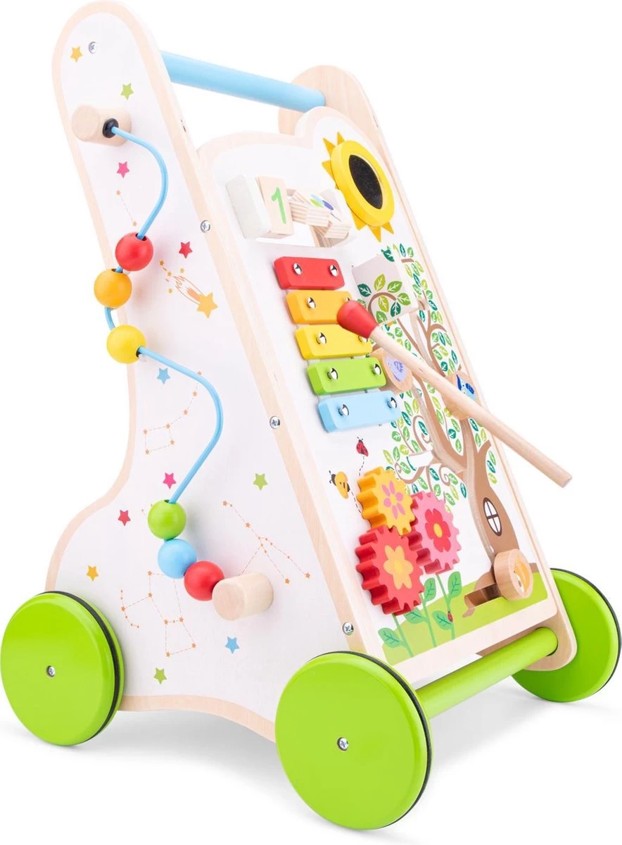 New Classic Toys® New Classic Toys Houten Activiteiten Duw- Loopwagen 7 New Classic Toys® New Classic Toys Houten Activiteiten Duw- Loopwagen - Afbeelding 7
