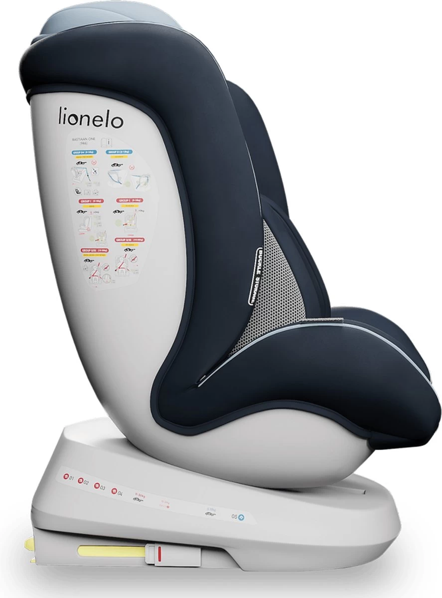 Lionelo Bastiaan One - Autostoel - 360° Met IsoFix (0-36kg) - Groep 0-1-2-3 Autostoel Voor Kinderen Van 0 Tot 12 Jaar 3 Lionelo Bastiaan One - Autostoel - 360° Met IsoFix (0-36kg) - Groep 0-1-2-3 Autostoel Voor Kinderen Van 0 Tot 12 Jaar - Afbeelding 3