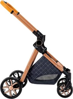 Merkloos Kinderwagen 3-in-1 – Luxe Kinderwagen - Buggy – Wandelwagen - Multifunctioneel – Opklapbaar – Incl Autostoel – Blauw -Babyproducten Uitverkoop 887x1200 6