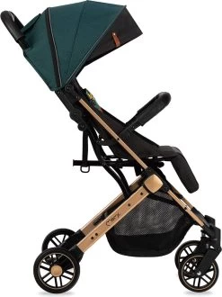 MoMi Wandelwagen - Compacte Lichtgewicht Buggy - Estelle - Green-Gold (geschikt Van 6mnd - 15kg) -Babyproducten Uitverkoop 898x1200 12