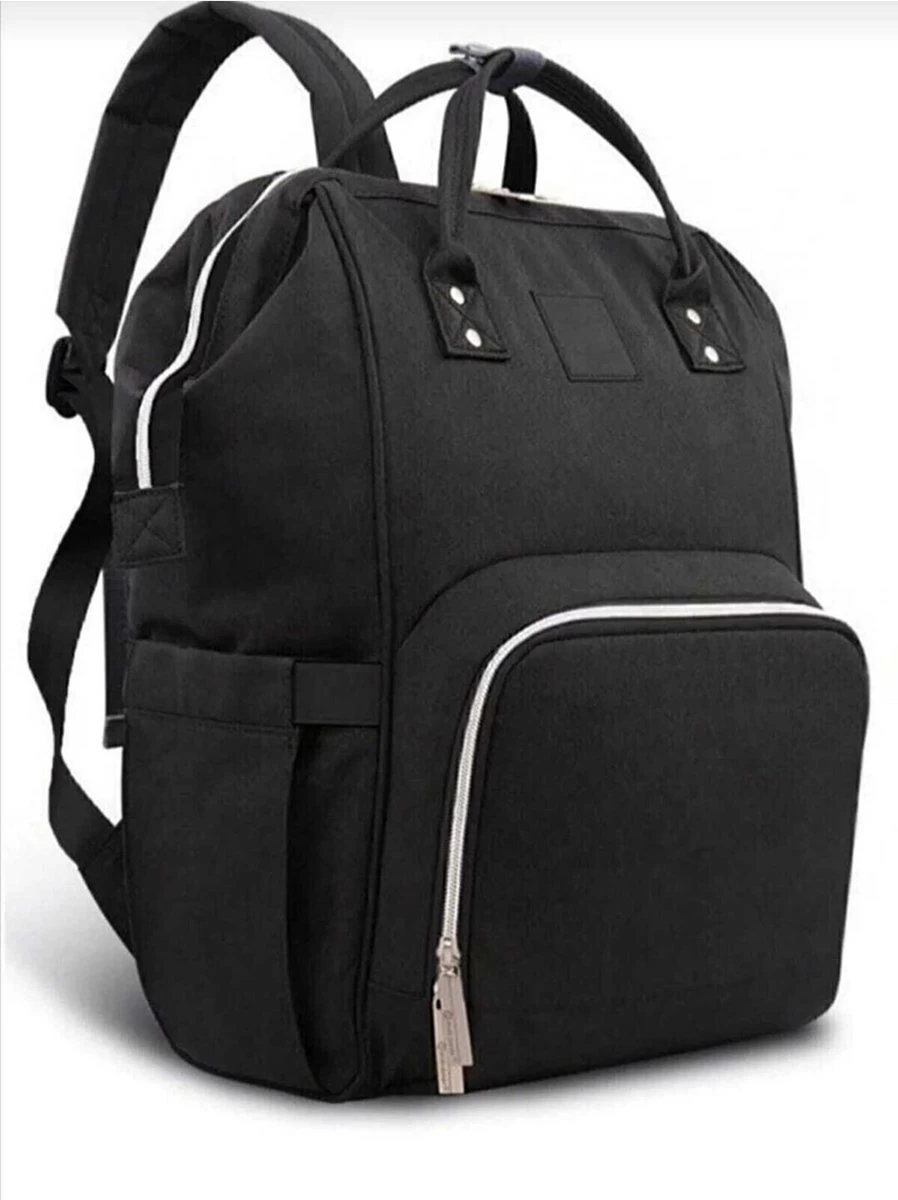 Luiertas Rugzak - Zwart - Inclusief Flessenwarmhouder - Kinderwagenhaken En Isoleervak 5 Luiertas Rugzak - Zwart - Inclusief Flessenwarmhouder - Kinderwagenhaken En Isoleervak - Afbeelding 5