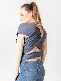 ByKay - Draagdoek - Rekbaar - DonkerGrijs - Antraciet - Maat L - Organic Katoen - Stretchy Wrap Deluxe - 3 Jaar - Buik - Heup -Babyproducten Uitverkoop 899x1200 12