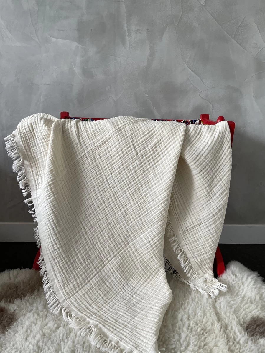 Merkloos Hydrofiele Doek XL 4 Layer Dik Swaddle - Baby Muslin Swaddle - Kraamcadeau - Katoenen Mousseline Baby Deken - Baby Badhanddoek 3 Merkloos Hydrofiele Doek XL 4 Layer Dik Swaddle - Baby Muslin Swaddle - Kraamcadeau - Katoenen Mousseline Baby Deken - Baby Badhanddoek - Afbeelding 3