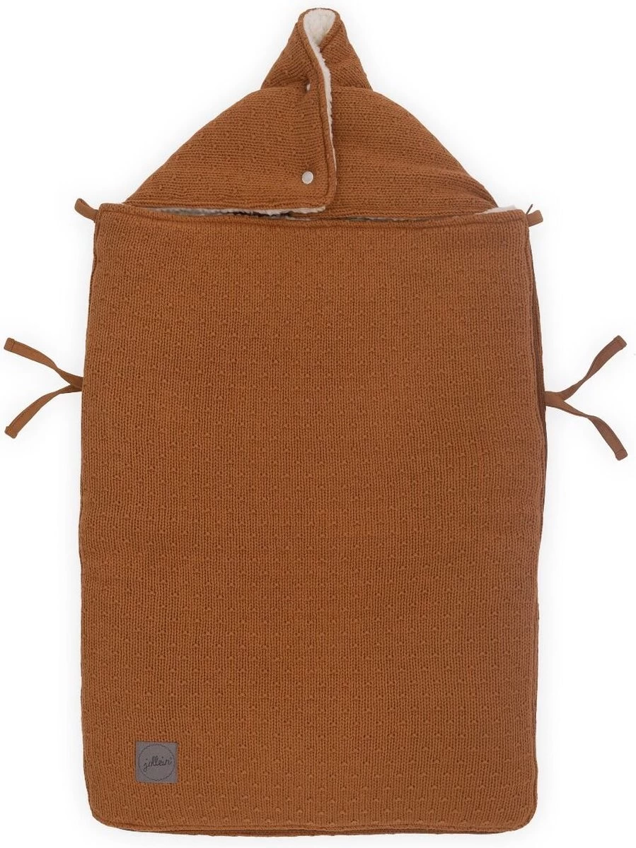 Jollein Voetenzak Voor Autostoel & Kinderwagen - Bliss Knit - Caramel 18 Jollein Voetenzak Voor Autostoel & Kinderwagen - Bliss Knit - Caramel - Afbeelding 18
