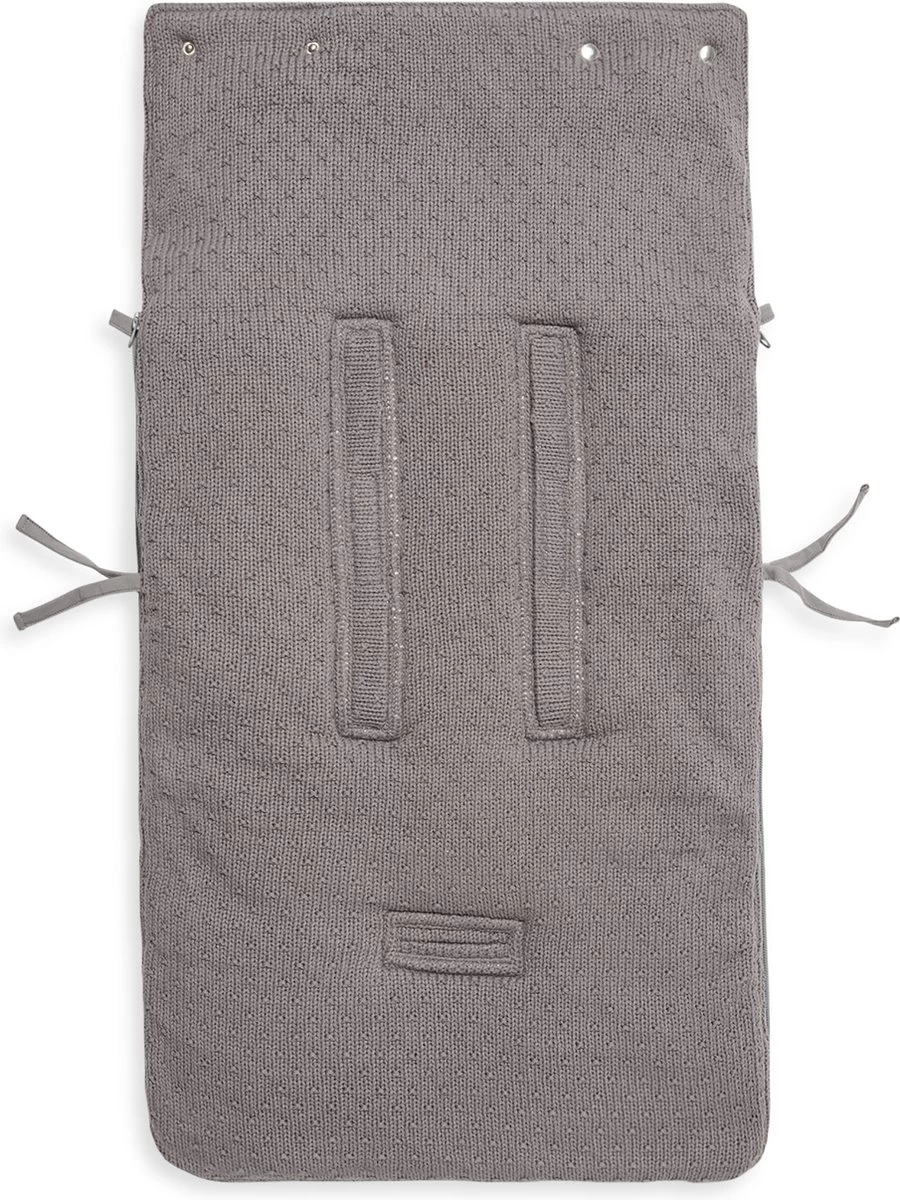 Jollein Voetenzak Voor Autostoel & Kinderwagen - Bliss Knit - Storm Grey 17 Jollein Voetenzak Voor Autostoel & Kinderwagen - Bliss Knit - Storm Grey - Afbeelding 17