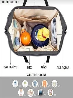 Luiertas Rugzak - Zwart - Inclusief Flessenwarmhouder - Kinderwagenhaken En Isoleervak 7 Luiertas Rugzak - Zwart - Inclusief Flessenwarmhouder - Kinderwagenhaken En Isoleervak -Babyproducten Uitverkoop 904x1200 1