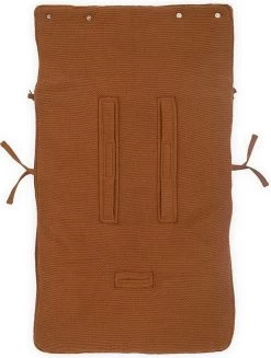 Jollein Voetenzak Voor Autostoel & Kinderwagen - Basic Knit - Caramel -Babyproducten Uitverkoop 907x1200 2