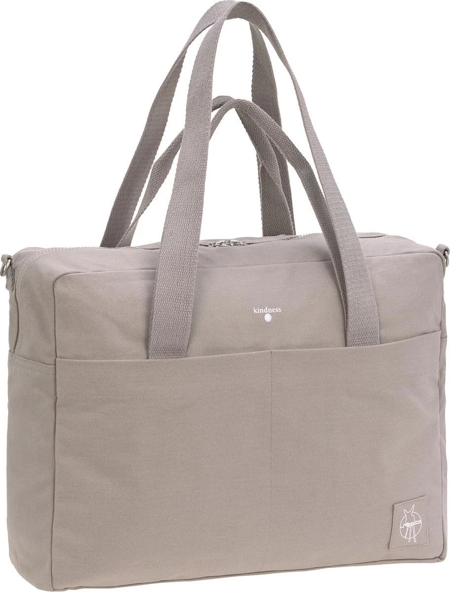 Lässig Green Label Luiertas Cotton Essential Taupe 1 Lässig Green Label Luiertas Cotton Essential Taupe