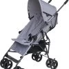 Cabino Buggy Plooibuggy Lichtgewicht Multi Standen Comfortabele Rugleuning & Tot 22 Kg Stone Grey