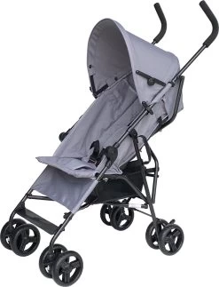 Cabino Buggy Plooibuggy Lichtgewicht Multi Standen Comfortabele Rugleuning & Tot 22 Kg Stone Grey