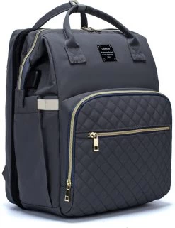 Luiertas - Multifuctioneel Luiertas 3 In 1 - Met Babybedje - Met Verschoningsmatje - Grijs - Met Usb - Met Verdikt Matras 14 Luiertas - Multifuctioneel Luiertas 3 In 1 - Met Babybedje - Met Verschoningsmatje - Grijs - Met Usb - Met Verdikt Matras -Babyproducten Uitverkoop 923x1200 1