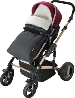 Monzana Voetenzak - Voor Kinderwagen Of Stoeltje - 93x56cm Grijs -Babyproducten Uitverkoop 927x1200 3