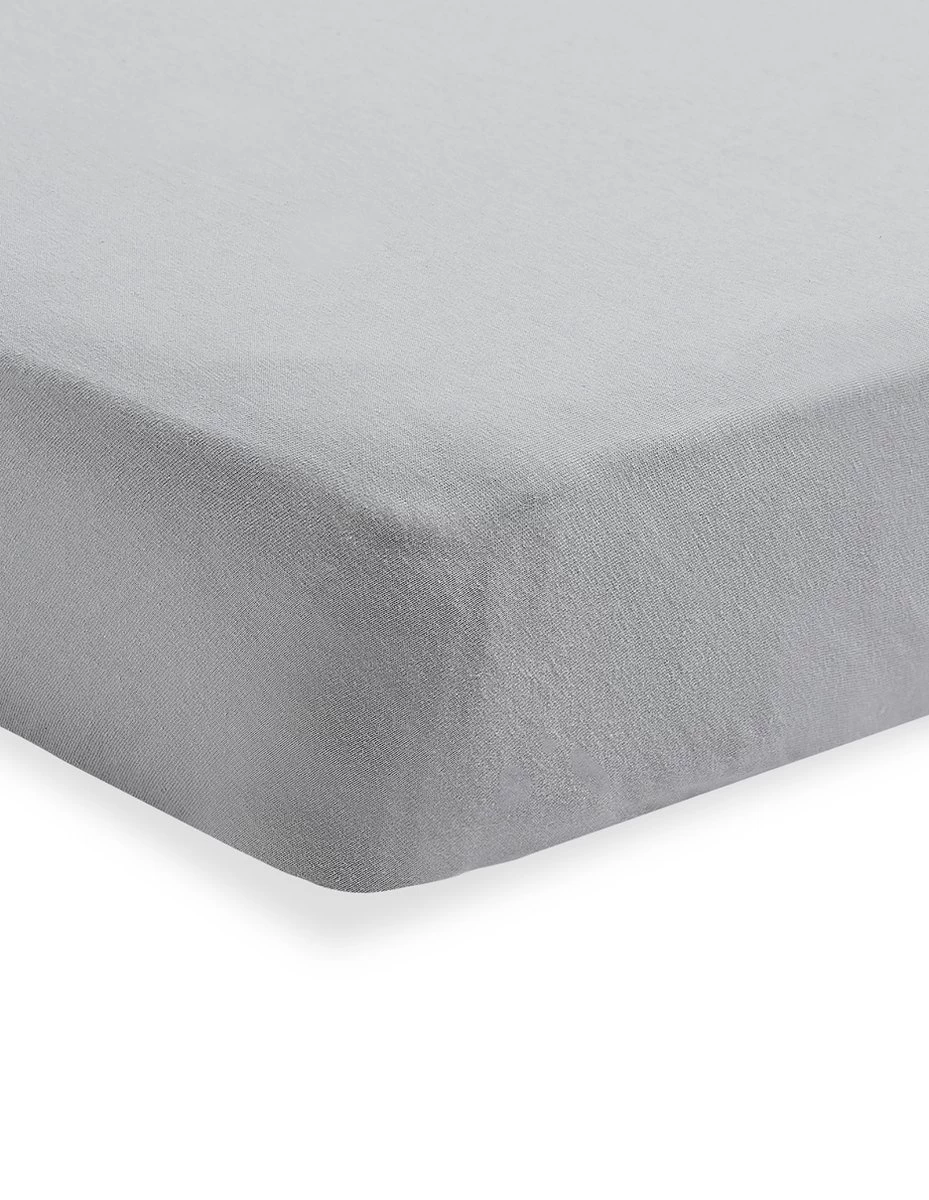 Jollein Baby Hoeslaken Wieg Jersey 40/50x80/90cm - Soft Grey - 2 Stuks 5 Jollein Baby Hoeslaken Wieg Jersey 40/50x80/90cm - Soft Grey - 2 Stuks - Afbeelding 5