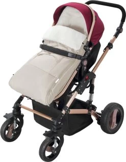 Monzana Kinderwagen Voetenzak Beige | Teddy | Maxi-Cosi | Met Opbergtas -Babyproducten Uitverkoop 933x1200 6