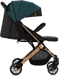 MoMi Wandelwagen - Compacte Lichtgewicht Buggy - Estelle - Green-Gold (geschikt Van 6mnd - 15kg) -Babyproducten Uitverkoop 934x1200 2