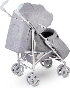 Lionelo Irma - Buggy - Wandelwagen- Lichte 7kg - Tot 15 Kg - Geveerde Wielen - 360° - Tot 5 Jaar - Opbergmand - Verstelbare Handgreep - Snel Inklapsysteem - Compact Formaat -Babyproducten Uitverkoop 956x1200 3