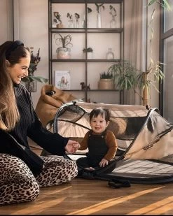 Deryan Baby Luxe Campingbedje – Inclusief Zelfopblaasbare Matras - Cream -Babyproducten Uitverkoop 959x1200 4