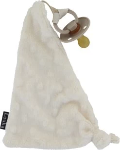 Louka Speendoekje Driehoek Minky Crème | Meisje | Jongen | Minky | Speenknuffel | Speen |