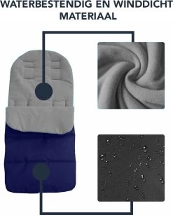 Achaté Voetenzak - Voor Kinderwagen Of Stoeltje – Baby Slaapzak - Autostoel - Donkerblauw 17 Achaté Voetenzak - Voor Kinderwagen Of Stoeltje – Baby Slaapzak - Autostoel - Donkerblauw -Babyproducten Uitverkoop 966x1200 4