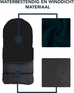 Achaté Voetenzak - Voor Kinderwagen Of Stoeltje – Baby Slaapzak - Autostoel - Zwart -Babyproducten Uitverkoop 966x1200 7