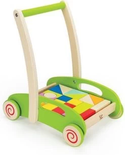 Hape Loopwagen Blokkenkar - Speelgoed 1 Jaar -Babyproducten Uitverkoop 968x1200