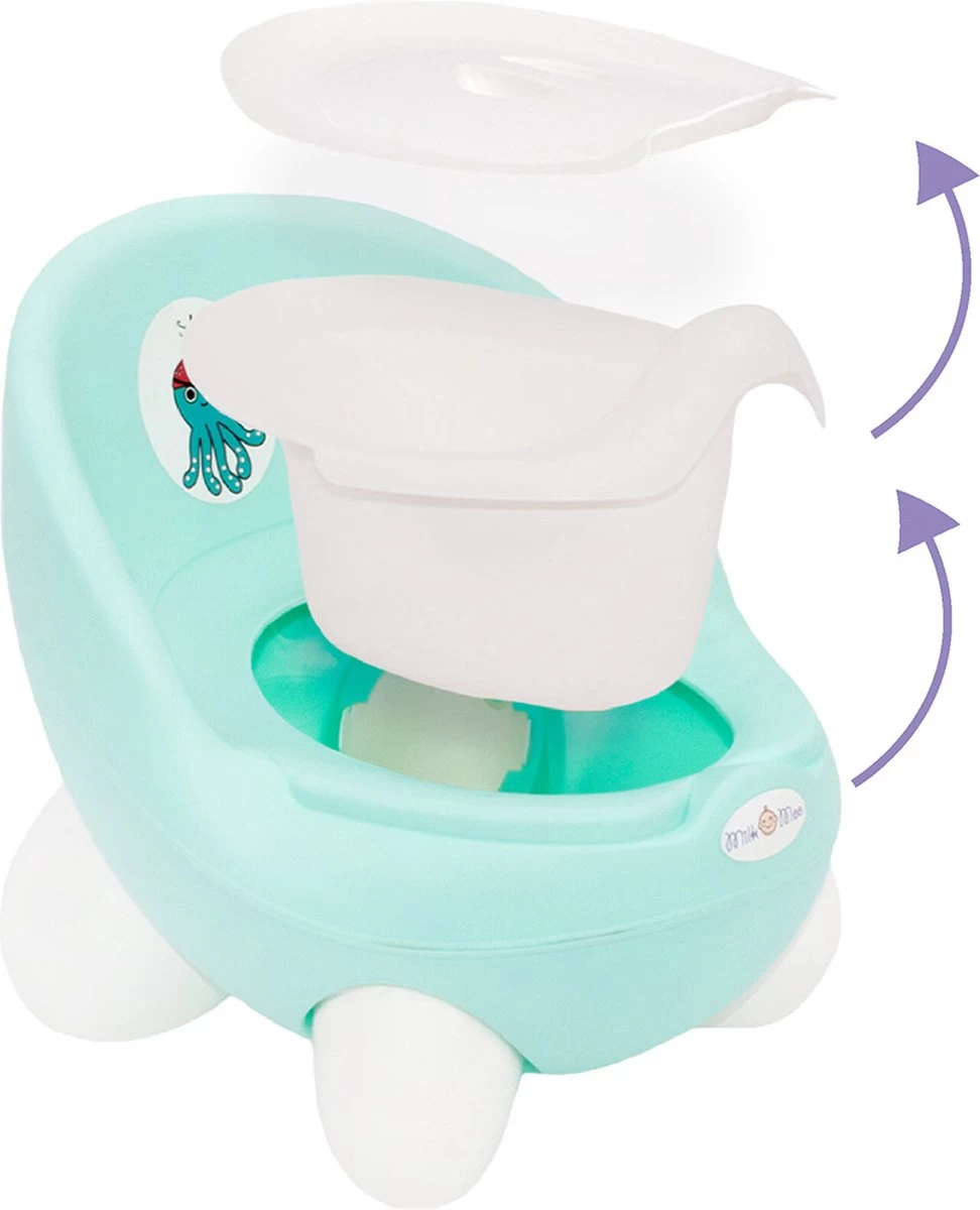 Milk&Moo Plaspotje - Zitpotje Peuter - Zetelpotje - Potje Peuter - Zindelijkheidstraining - Antislip 5 Milk&Moo Plaspotje - Zitpotje Peuter - Zetelpotje - Potje Peuter - Zindelijkheidstraining - Antislip - Afbeelding 5