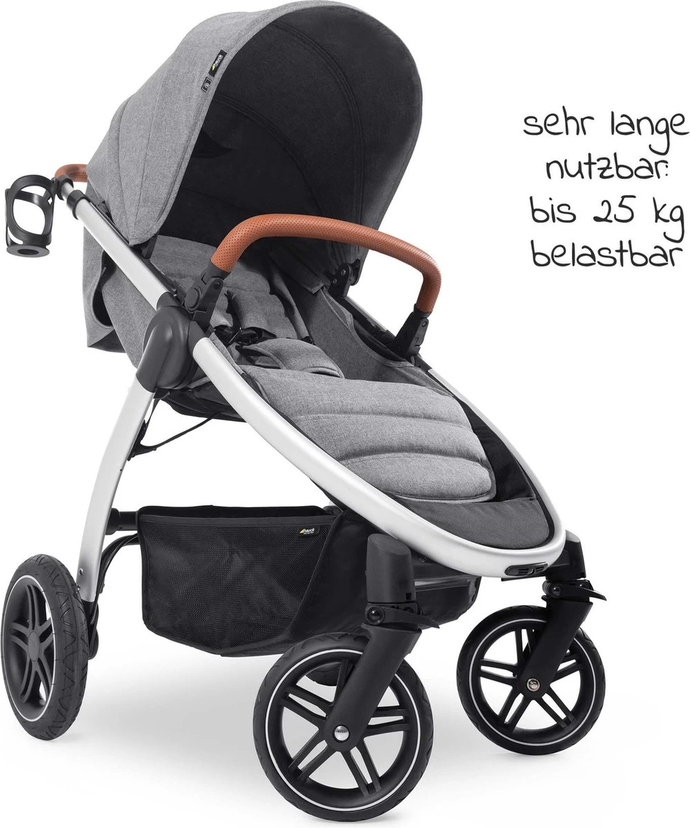 Hauck UpTown Buggy - Met één Hand Opvouwbaar - Grijs 14 Hauck UpTown Buggy - Met één Hand Opvouwbaar - Grijs - Afbeelding 14