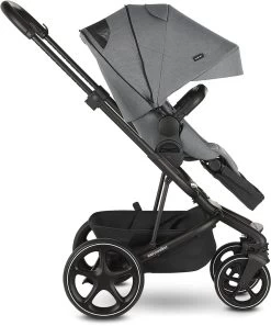 Easywalker Harvey 3 / Harvey³ Voordeelset Bestaande Uit Kinderwagen, Reiswieg, Voetenzak, Regenhoes Voor Zitting En Reiswieg, Hoes Voor De Reiswiegmatras - Kleur Fossil Grey -Babyproducten Uitverkoop 999x1200 3
